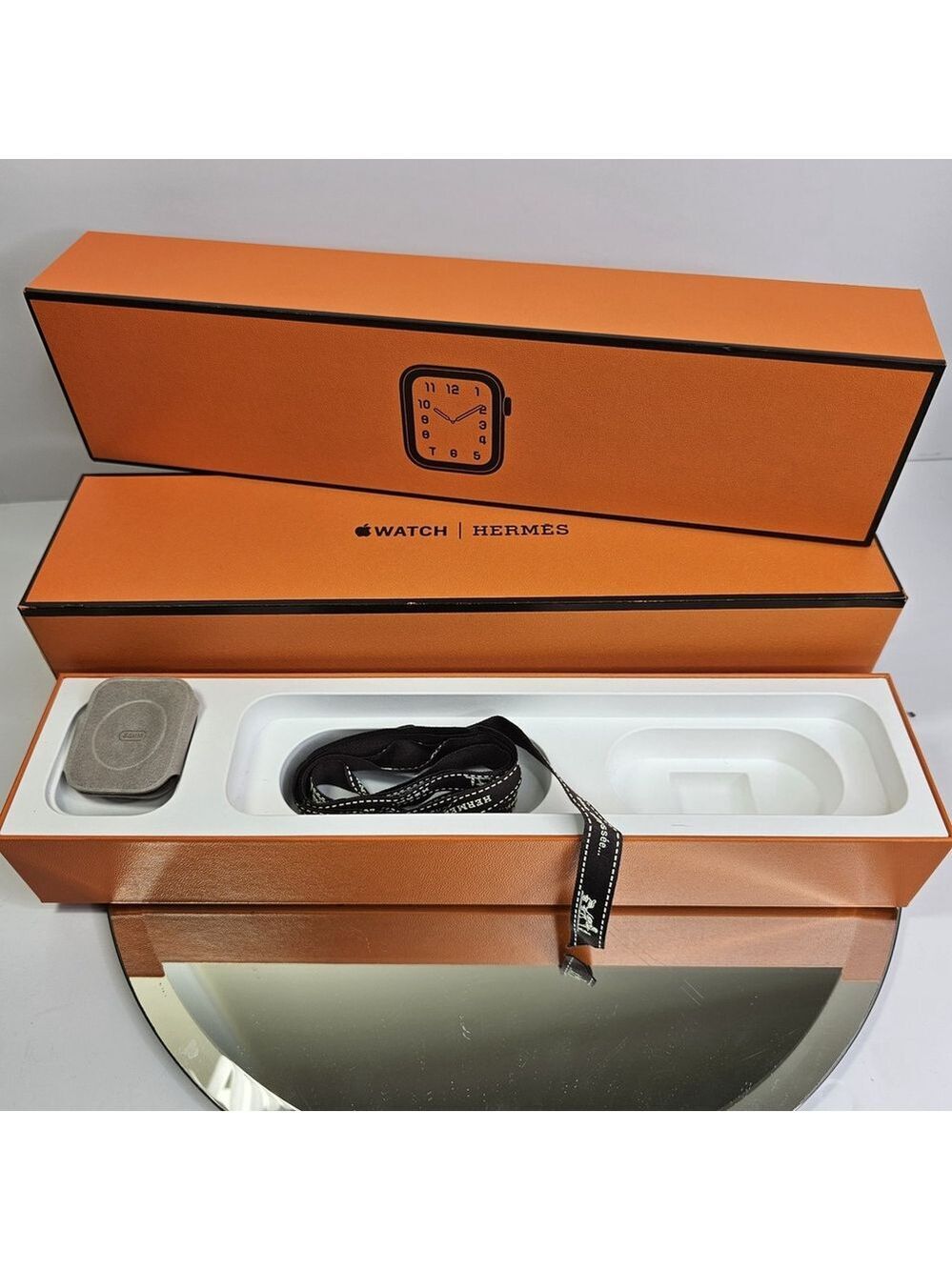 Apple Hermes Boxes For Watch And Outer Box - Collector Box Only. No Band Box.